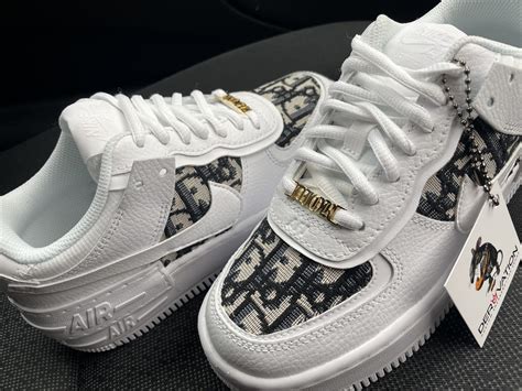 dior jordan air forces|air force Dior custom.